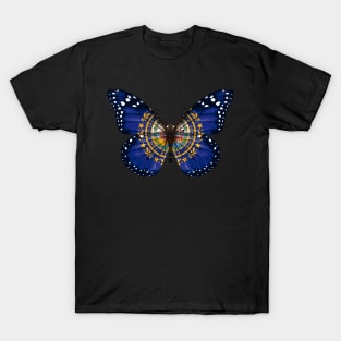 New Hampshire Flag Butterfly - Gift for New Hampshirite From New Hampshire NH T-Shirt